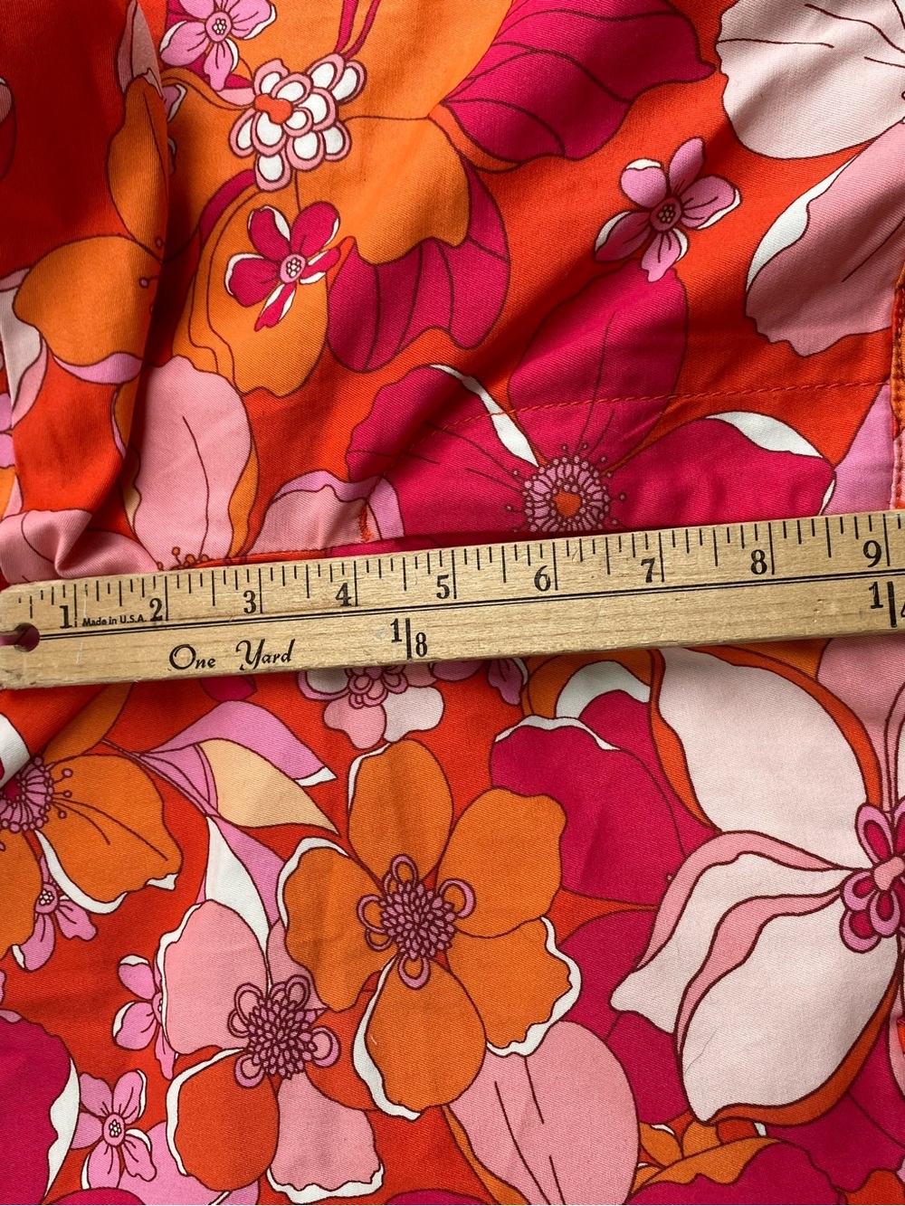 Talbots groovy flower power stretch poplin floral cropped pants 10 - Picture 6 of 8